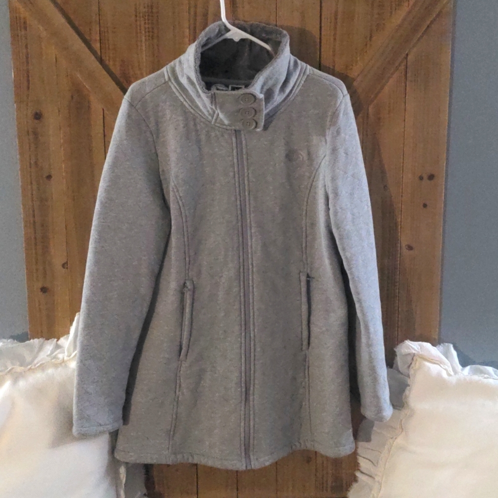Long light grey The North Face Jacket